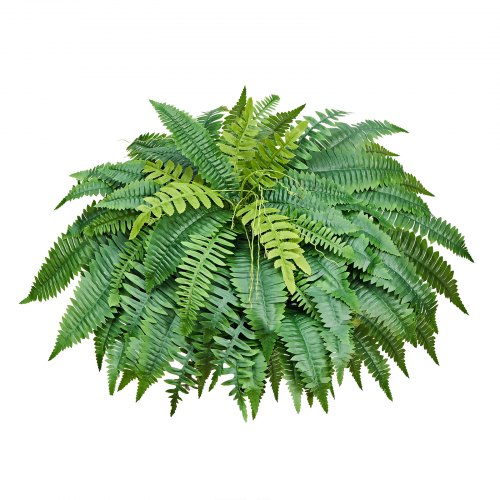 

VEVOR Fougère Artificielle 1270 mm, Fougère de Boston Artificielle 96 Frondes, Plante Artificielle en Soie et LDPE pour Décoration Intérieur Extérieur, Maison, Porche, Bureau, Salon, Jardin, Lot de 1