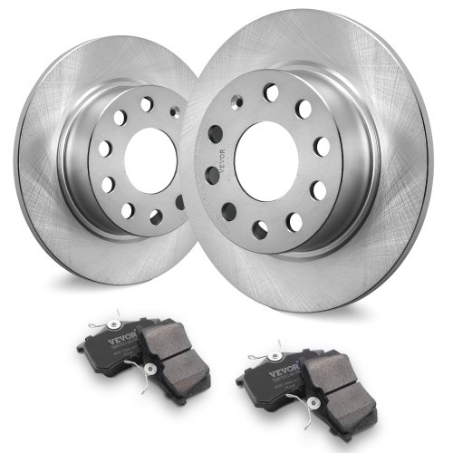 

VEVOR Disques de Frein Arrière 253 mm Kit de Remplacement pour Audi A3 (8P)