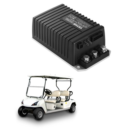 

VEVOR Contrôleur de vitesse de voiturette de golf, 48 V 250 A, remplacement du contrôleur de moteur CC pour voiturette golf, protection IP65, boîtier en alliage d'alu et ABS, pour EZGO TXT 1206HB-5201