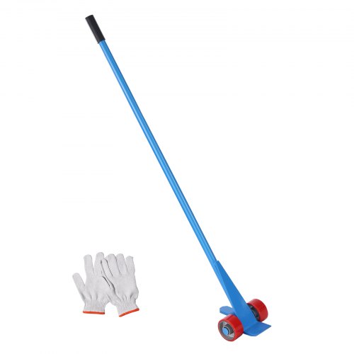 VEVOR Barre de Levier 4 T Lève Meuble Lourd à Roulettes Barre de Levage 152,4 cm Outil de Déménageme
