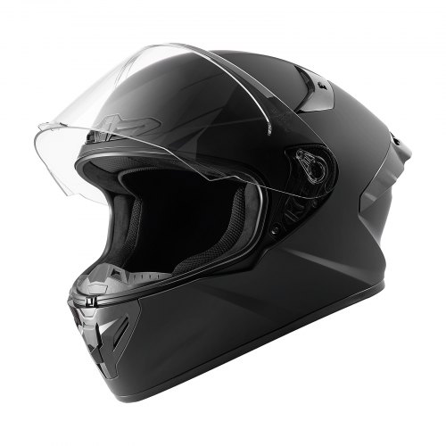

VEVOR Casque Intégral Taille M, Casque de Moto Homologué DOT et ECE, Protection pour Adultes Motocross Moto de Route Trajets Quotidiens Voyage, avec Visière Transparente, Léger et Confortable