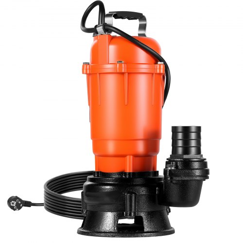 

VEVOR Pompe Submersible Eaux Usées, 550 W, Pompe de Puisard en Fonte 18000 L/h, avec Hauteur de Refoulement Maximale 10 m, Évacuation des Eaux Usées pour Piscines, Étangs, Sous-sols, Zones Inondées