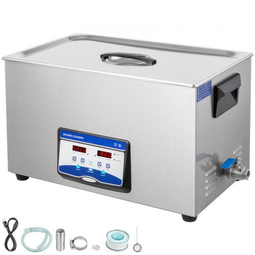 

VEVOR Nettoyeur Digital Affichage Ultrasonique 30L Appareil de Nettoyage Ultrasonique Nettoyeur de Bijoux Machine Ultrasonique 220V