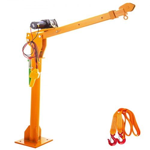 Pickup Grue 500 Kg Treuil à Câble Grue De Chargement Avec Télécommande Jaune