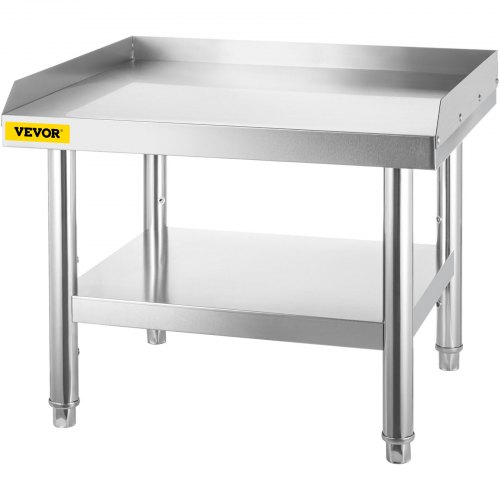 

VEVOR Table en acier inoxydable pour préparation et travail, support d'équipement