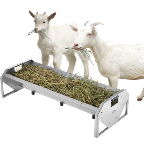 

VEVOR Mangeoire à foin râtelier à foin pour bétail 100 L pour 10 moutons 114 cm