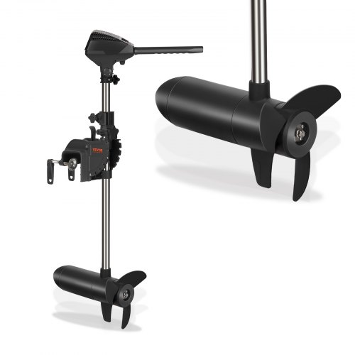 VEVOR Moteur Hors-bord Électrique Poussée 25 kg? Moteur Électrique pour Bateau 24 V Vitesse Variable