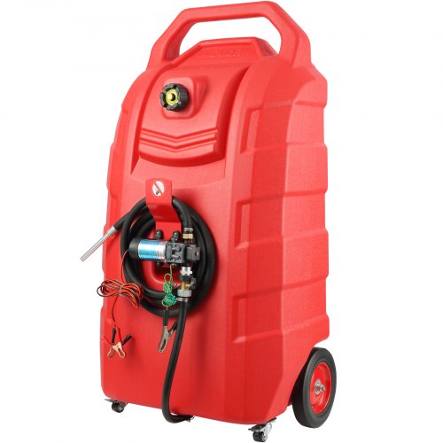 

VEVOR Réservoir de carburant 32 gallons Réservoir diesel portable sur roues Pompe automatique 12 V CC