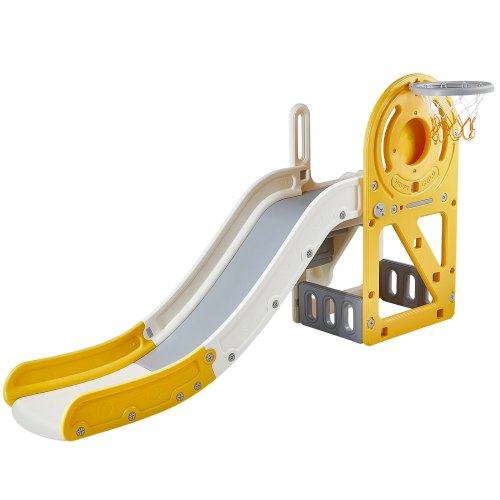 VEVOR Toboggan Intérieur Enfants 1-12 ans Toboggan Extérieur pour Enfants de Moins de 49,9 kg avec P