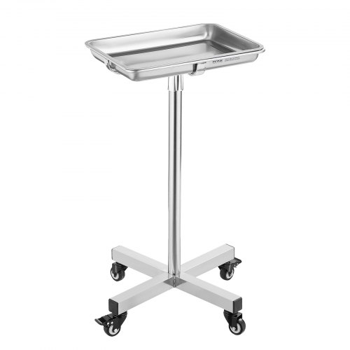 

VEVOR Chariot de Laboratoire Table de Mayo en Inox avec Plateau Amovible Hôpital
