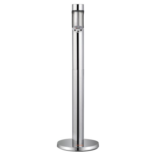 

VEVOR Cendrier Urbain Cylindrique, Poubelle à Mégots de Cigarettes en Acier Inoxydable, Dispositif de Collecte des Mégots sur Pied, Résistant aux Intempéries pour Jardin Restaurant Hôtel Bar, Argenté