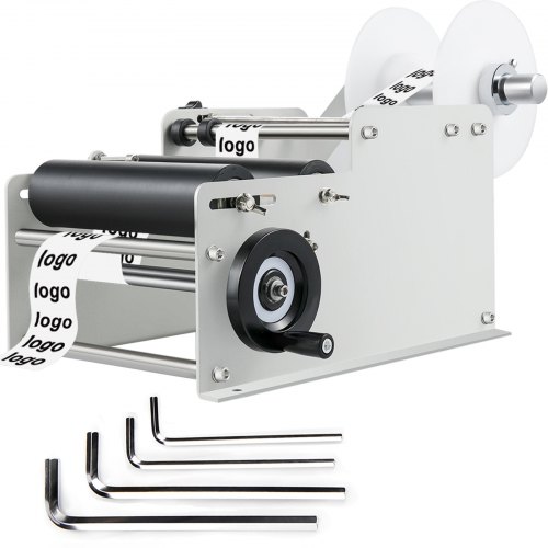 Vevor Machine D'étiquetage Manuelle Etiqueteuse Blanche Bouteille 15-100 Mm