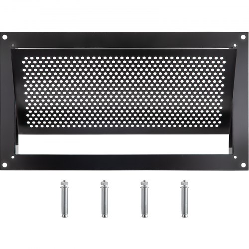 

VEVOR Grille de Ventilation Sortie Extérieure à Lamelle Évent Inondation 40x20cm