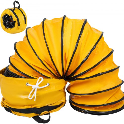 7.6m Tuyau D'evacuation Flexible En Pvc Dia.12'' Ventilation Pipe D'aération