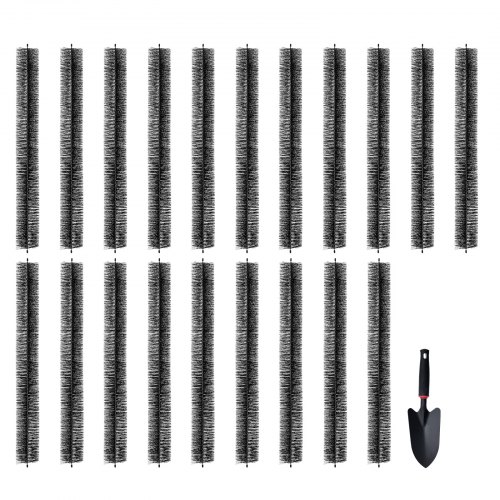 

VEVOR Brosse de Protection de Gouttière 18,3 m x 110 mm Protège-gouttière Anti-feuilles 20PCS Fil Acier Galvanisé Robuste Protection de Feuilles de Gouttières de 12,7 cm pour Empêcher Débris d'Entrer