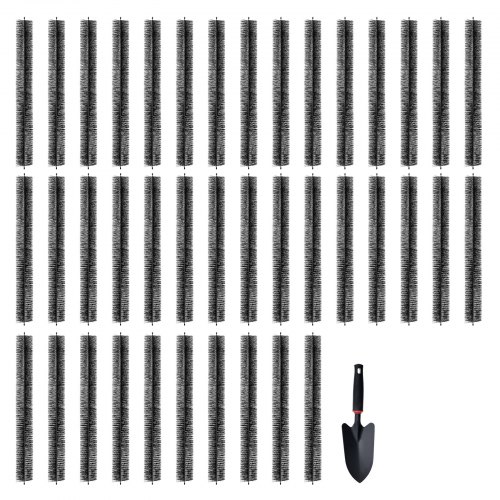 

VEVOR Brosse de Protection de Gouttière 36,6 m x 110 mm Protège-gouttière Anti-feuilles 40PCS Fil Acier Galvanisé Robuste Protection de Feuilles de Gouttières de 12,7 cm pour Empêcher Débris d'Entrer