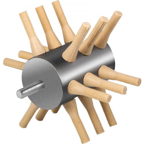 VEVOR plumeur de poulet accessoire de forage plumeur de volaille 18 doigts en acier inoxydable
