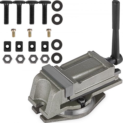 4 Mini étau Base Tournante Pour Fraiseuse Hardened Metal Cnc étau Parallèle