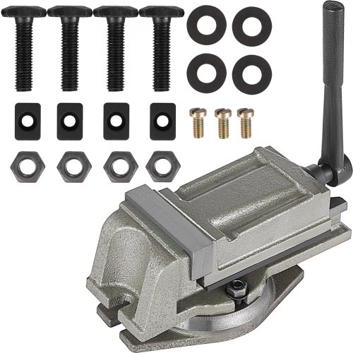 5 Mini étau Base Tournante Pour Fraiseuse Drilling Hardened Metal Fraiseuse