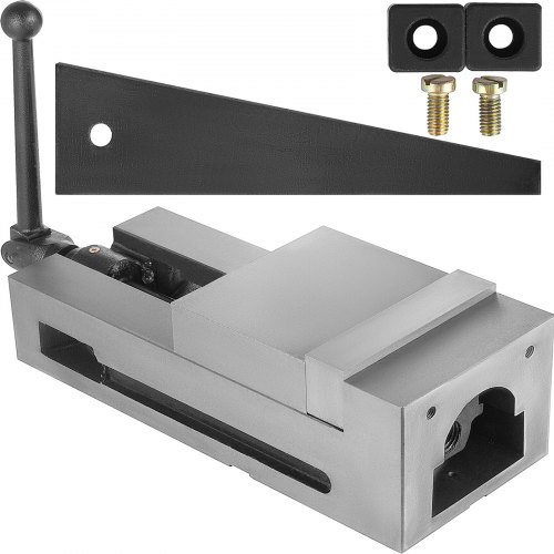 VEVOR Étau de Perçage de Fraisage, Ouverture 160 mm Précision Étau de Serrage 29 kN Étau d'Établi Hauteur 120 mm Serre-Joint Établi Accessoire Principal pour Fraiseuse de Précision et Machine NC/CNC
