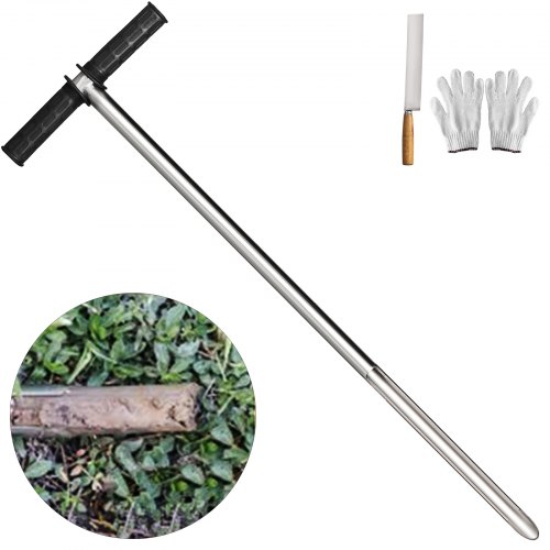 Sonde Pour Echantillonneur De Sol 103 Cm Humidité Outil De Test Aicer Inox