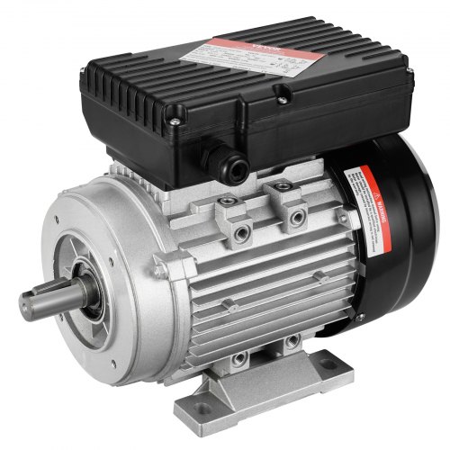 

VEVOR Moteur électrique 0,75 kW moteur de compresseur d'air monophasé, 2850 tr/min, CA 220-240 V, 5,15 A, cadre 80, B34, arbre à clavette 19 mm, rotation CW/CCW pour machines agricoles et équipements