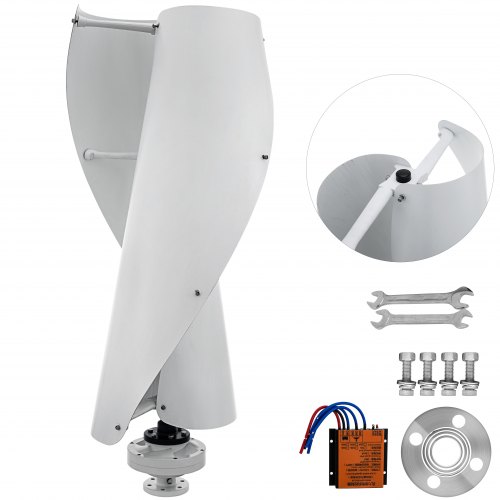 éolienne Verticale Générateur D'energie 400w 12v 3 Phases Anti-corrosion