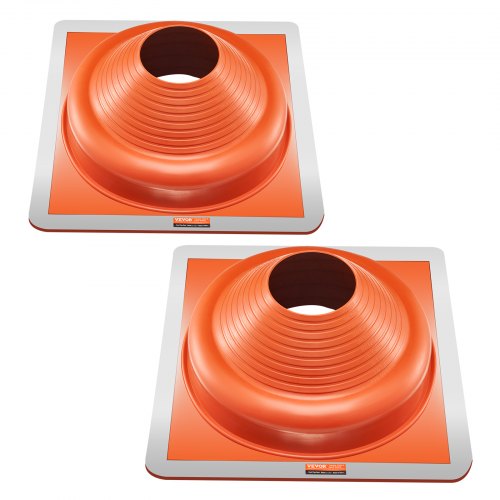 

VEVOR Solin de Toit Étanchéité Toiture de Tuyaux 170-355 mm Silicone Métal 2PCS