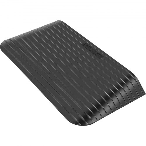 VEVOR Rampe Fauteuil Roulant Rampe Accès Handicape Caoutchouc Antidérapant Rampe de Seuil Charge 1000 kg Rampe Légère Portable pour Passage Porte Trottoir Scooter (90,2x45x7,5 cm)