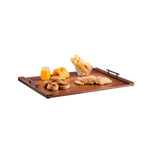 

VEVOR Housse protection pour cuisinière à gaz bois d'acacia couleur bois foncé
