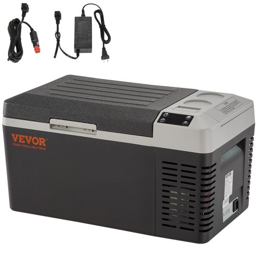 VEVOR Glacière Électrique Portable de 20 L Réfrigérateur de Voiture Portable 12/24 V CC 100-240 V CA