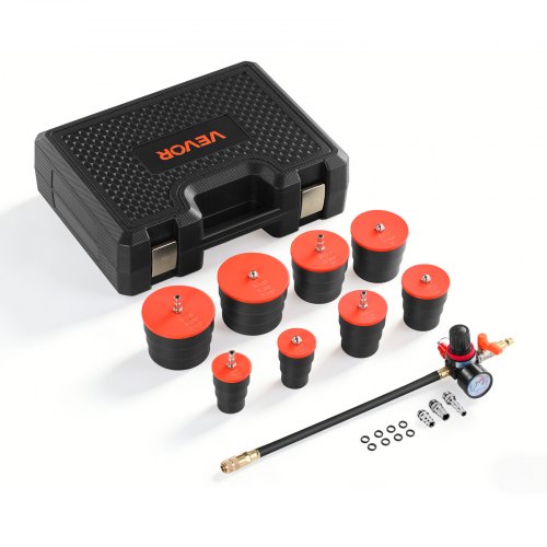 

VEVOR Testeur de Fuite du Système Turbo, Kit de Test d'Étanchéité du Système Turbocompresseur Suralimentation, pour Contrôle Échangeur d'Air et Tuyauterie d'Admission, Manomètre à Vanne 0-5,5 bars