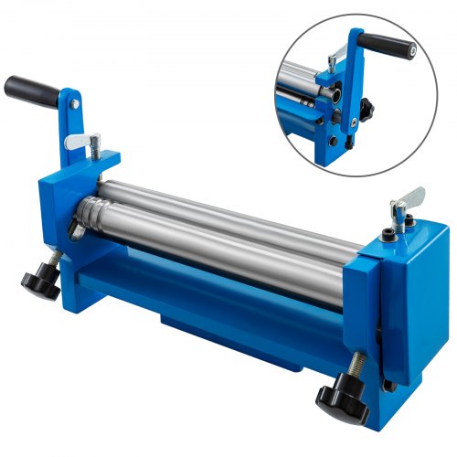 VEVOR Machine à Cintrage Plieuse de Tôle SR320J Machine à Rouleaux à Glissement Largeur Max de 320mm Cintreuse à Rouleaux Plaque Métallique Opération Manuelle Tubes Rayon de Presse à Rouleaux 32 mm