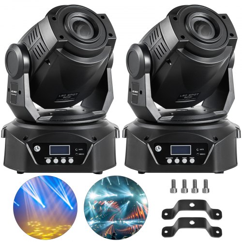 2x 30w Led Lampe Mobile Rgbw Dmx512 éclairage De Scène Disco Fête Effet Lumières