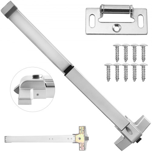 Vevor Serrure Antipanique Barre De Poussée Dincendie 71-90cm Porte De Sortie