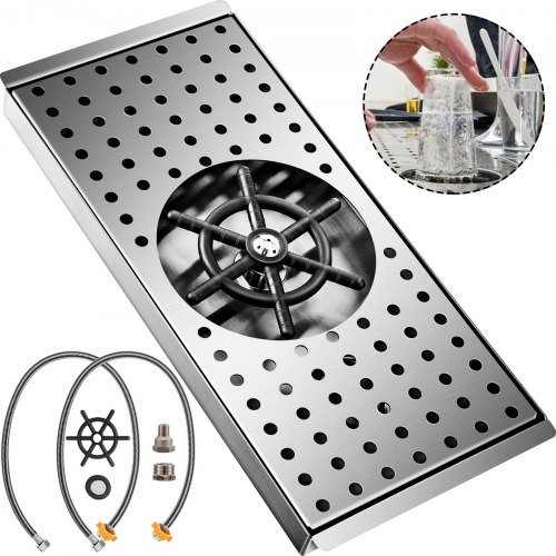 Rinceur De Verre Rinceur En Verre De Nettoyeur φ114 Mm 335x150 Mm Pour Bars