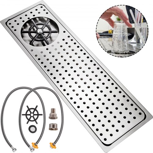 Rinceur De Verre Laveuse De Tasse 530x160mm Rinceuse Bouteille Machine à Rinser