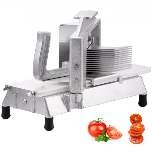 VEVOR Trancheur De Tomates, 3/16 Pouce Coupeur De Tomates, Trancheuse Commerciale Lames Tranchantes pour créer des tranches de légumes Uniformes d'épaisseur pour Hamburgers/sandwichs