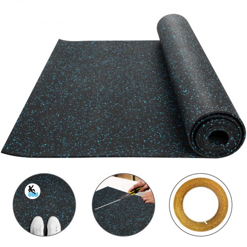 Tapis de sol en caoutchouc pour salles de sport de qualité supérieure