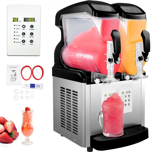 2x6l Machines à Granité Slushie Slushy Granitas Distributeur De Boissons Pro