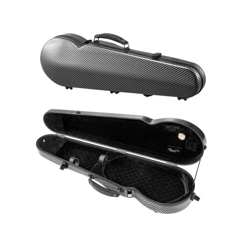 

VEVOR Étui pour Violon 4/4 Fibre Carbone Composite Transport Léger Triangulaire