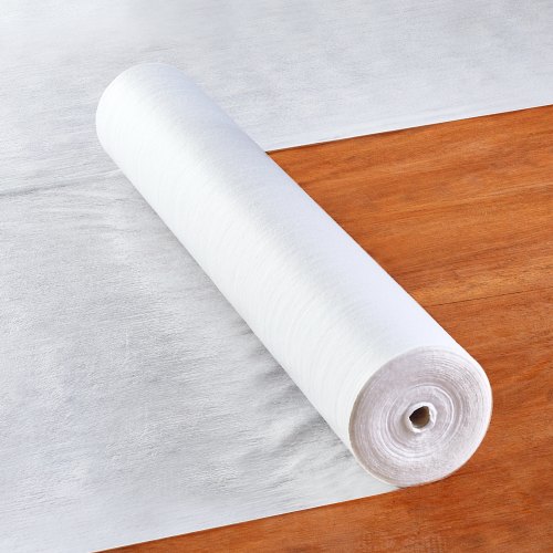 

VEVOR Film de protection de tapis, 30,48x1 m, protecteur de sol et de surface, facile à couper, installation simple, rouleau de film tissu fibre pour protection sol de construction, rénovation, blanc