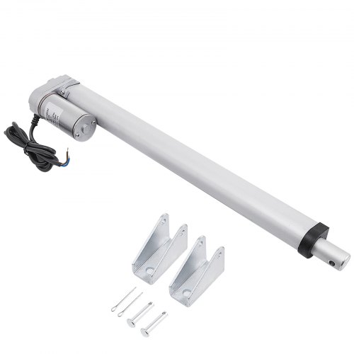 VEVOR Actionneur Linéaire 900N Course d'Actionneur Linéaire Support de Montage, Actionneur Linéaire Robuste de Moteur Électrique 12V DC Vitesse de Déplacement 10mm/s Ascenseur TV (30.48cm/12pouce)