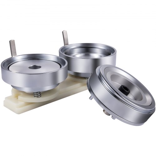 Badge VEVOR Poinçonnage 75mm Rond Bouton Moule Matrice en Acier au Carbone Badge Fabrication de Pins