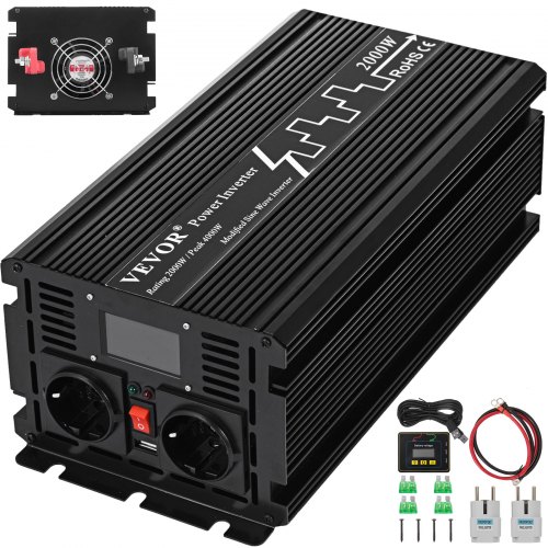 Convertisseur Onde Sinusoïdale Pure Durable 4000w Peak Remote Controller Good