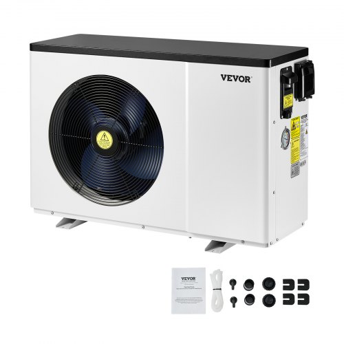 

VEVOR Pompe à chaleur électrique pour piscine 1,48 à 7,11 kW fréquence variable