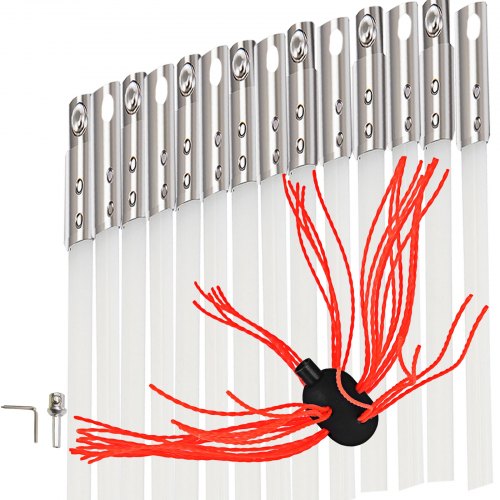 14 Tiges Flexibles Brosse Ramonage Balayage 14 Mètres Brosses φ100mm-300 Mm