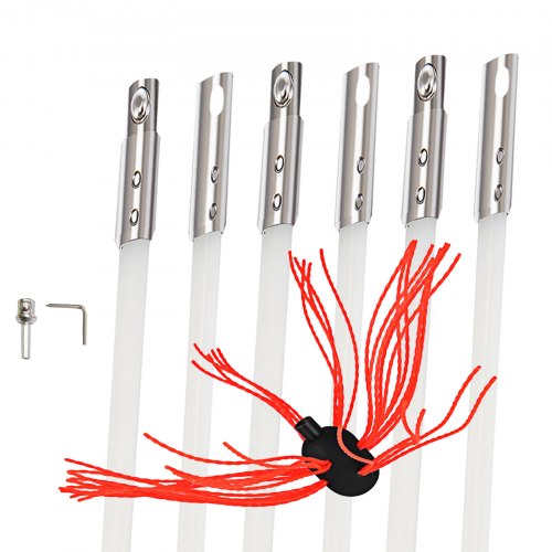6 Tiges Flexibles Brosse Ramonage Balayage 6 Mètres Brosses φ100mm-300 Mm