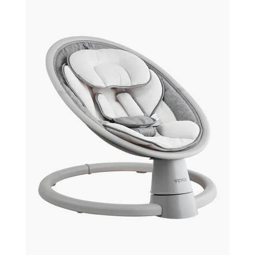 

VEVOR Balancelle pour Bébé 5 Vitesses Télécommande Musique Bluetooth Coussin