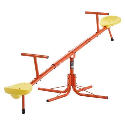 

VEVOR Balançoire à Bascule, Capacité de Charge 45,4 kg par Siège, avec Poignées Confortables, Pieds de Support 4 Broches, Équipement de Jeu Extérieur, Rotation à 360°, pour 2 Enfants de 3 Ans et Plus